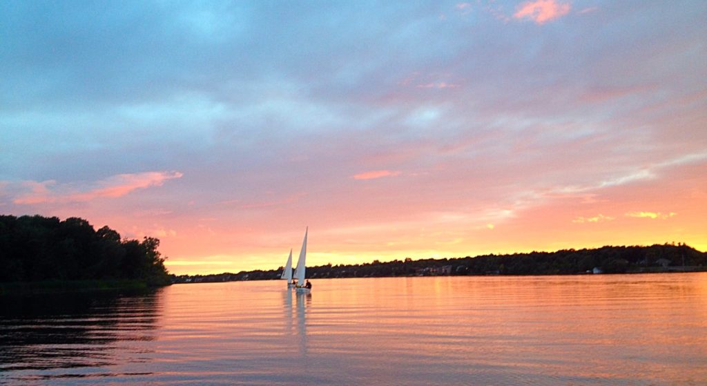 Sunset on Collins Bay